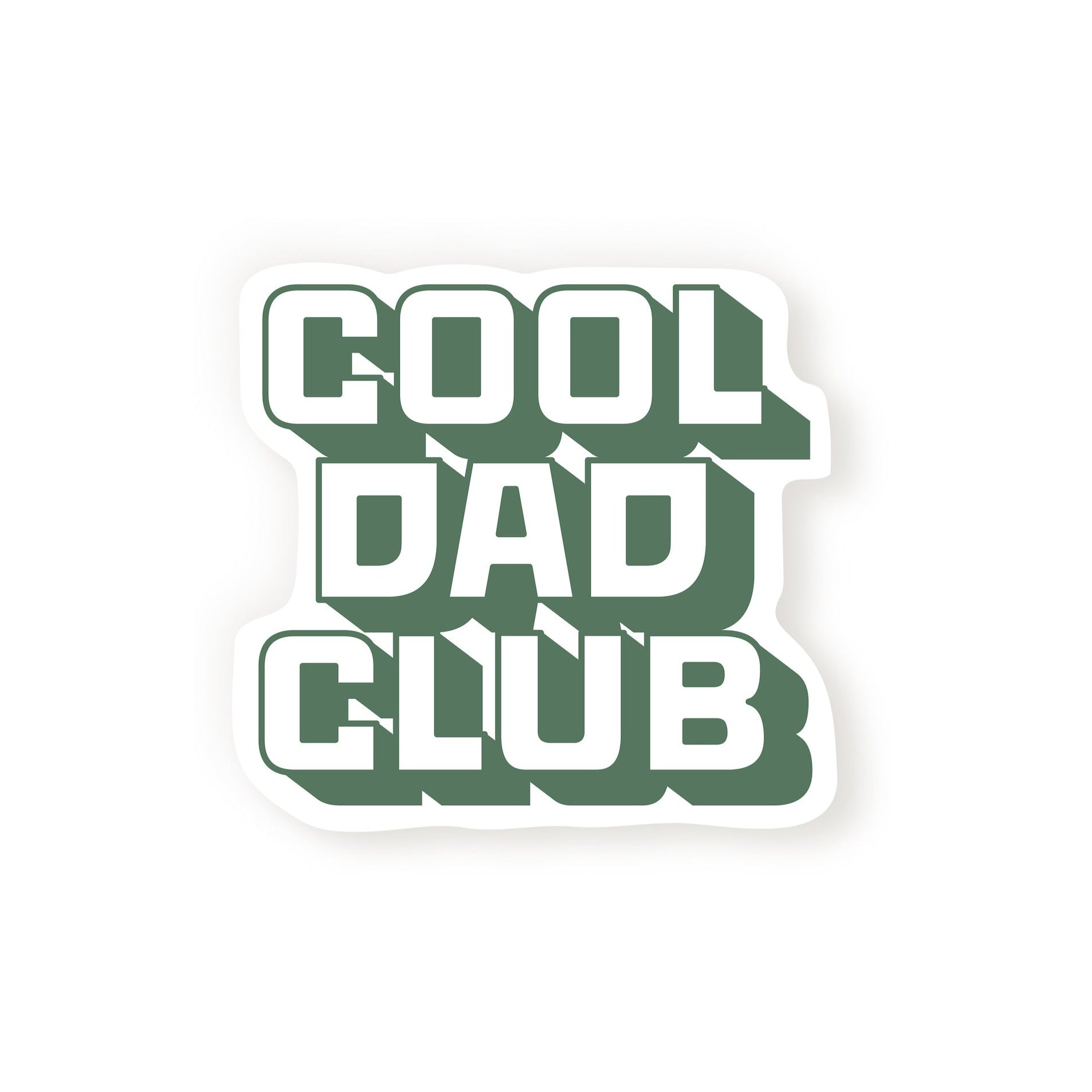 Cool Dad Club Sticker - Funny Vinyl Decal for Water Bottles, Laptops & Cars - Perfect Gift for Fathers Day, Dad Joke Lovers & Proud Parents