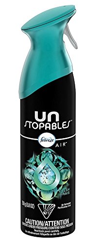 Febreze Unstopables Air Freshener Value Pack - 8.8 oz, 8 Count | Long-Lasting Odor Eliminator for Home, Car, Office & Bathroom | Fresh Scent Air Refresher