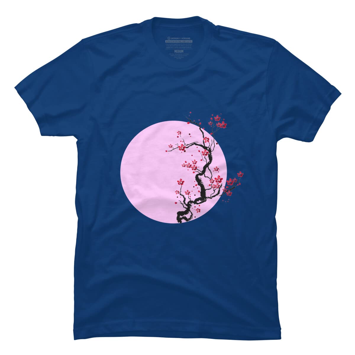 Anime Cherry Blossom Tree Graphic T-Shirt for Men | Stylish Japanese-Inspired Casual Tee | Perfect for Anime Fans, Cosplay, and Everyday Wear