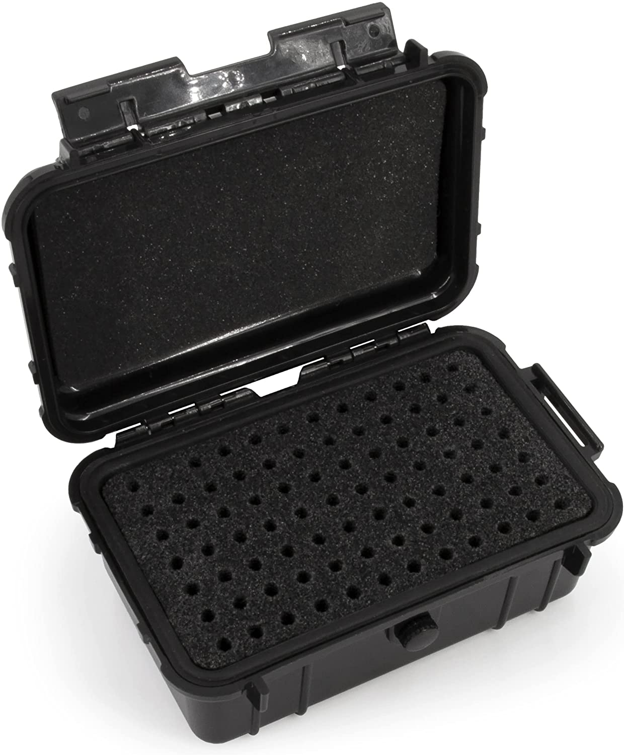 CASEMATIX Hard Shell 9mm Ammo Box - Waterproof Airtight Ammo Case for 5.56, .223 & 9mm Bullets - 84 Slot Custom Foam Insert with Impact Protection - Ideal for Range Shooting, Hunting & Ammo Storage