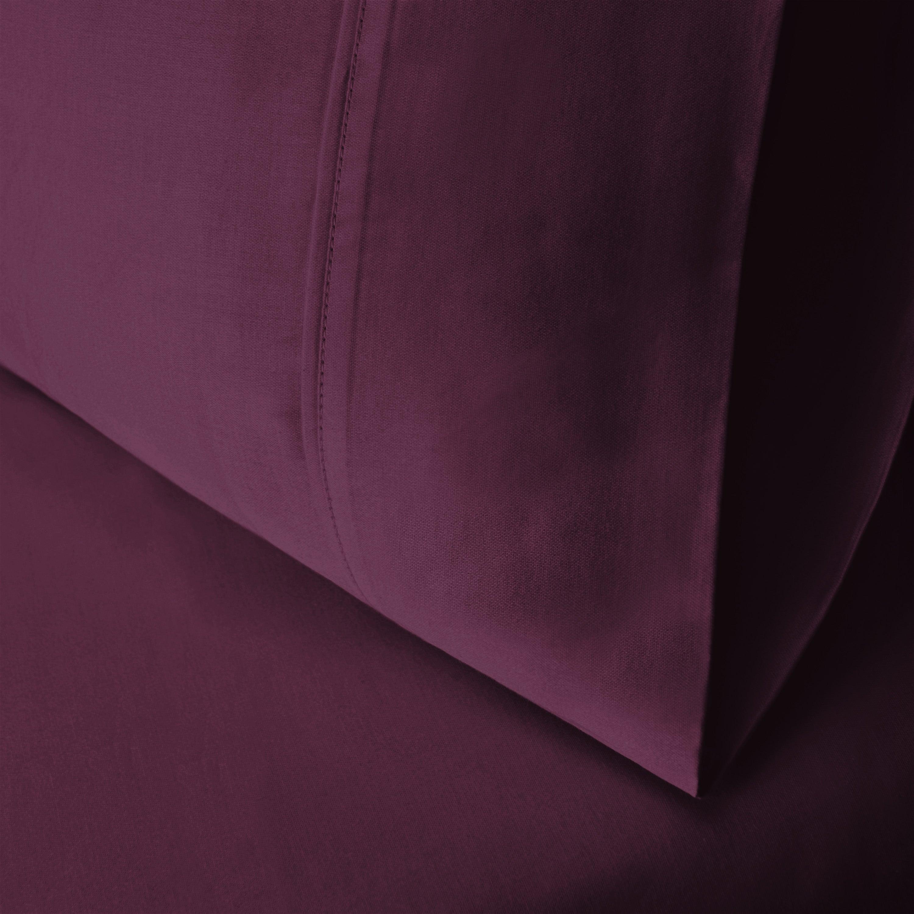 Premium 400 Thread Count Egyptian Cotton Pillowcase Set of 2 - Ultra Soft & Breathable Bedding for Luxury Hotels & Home Use