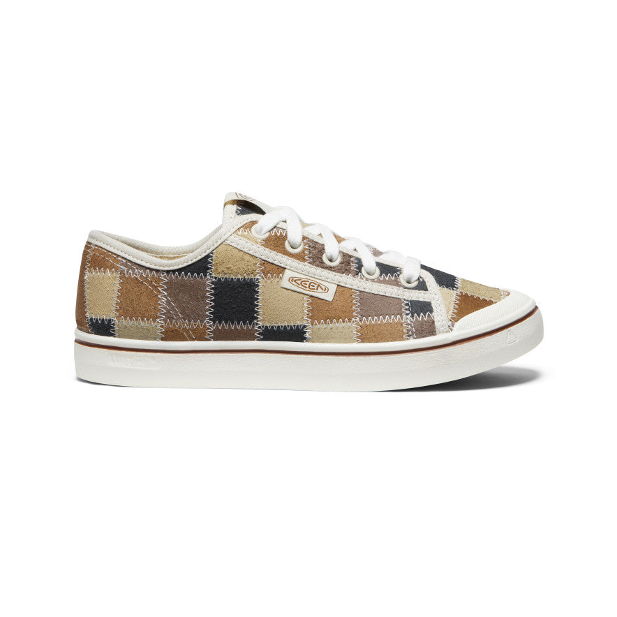 Women's Elsa Harvest Patchwork Leather Sneakers - Comfortable & Stylish Casual Shoes for Walking, Travel, and Everyday Wear