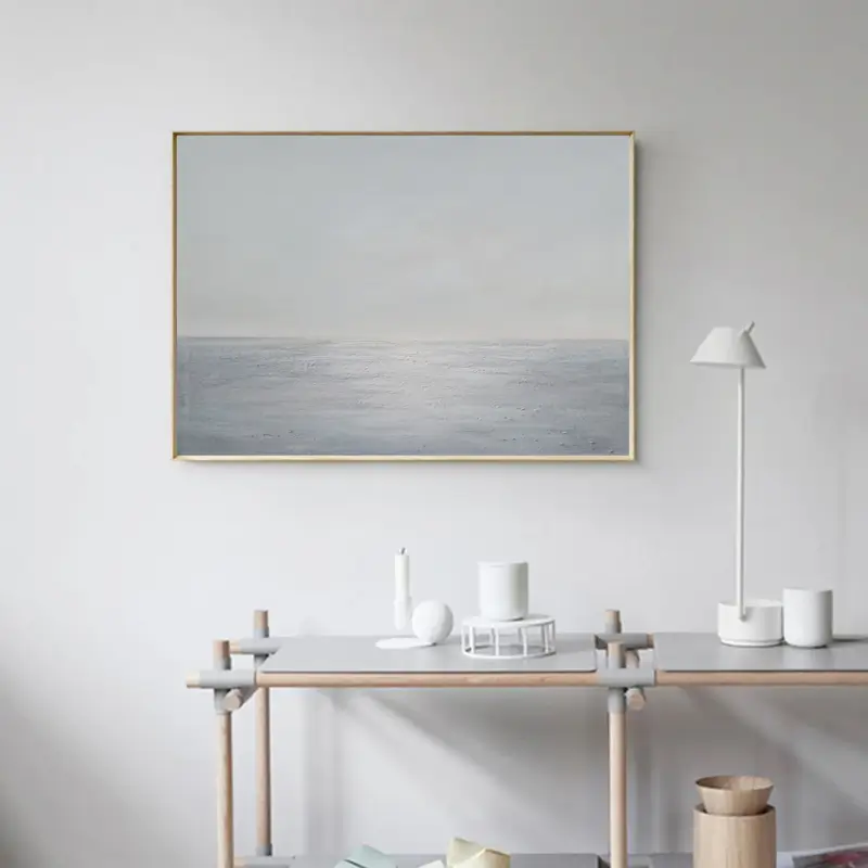 Ocean and Sky Painting #OS 010 - Stunning Seascape Wall Art for Home & Office Decor - Perfect for Living Room, Bedroom or Beach House
