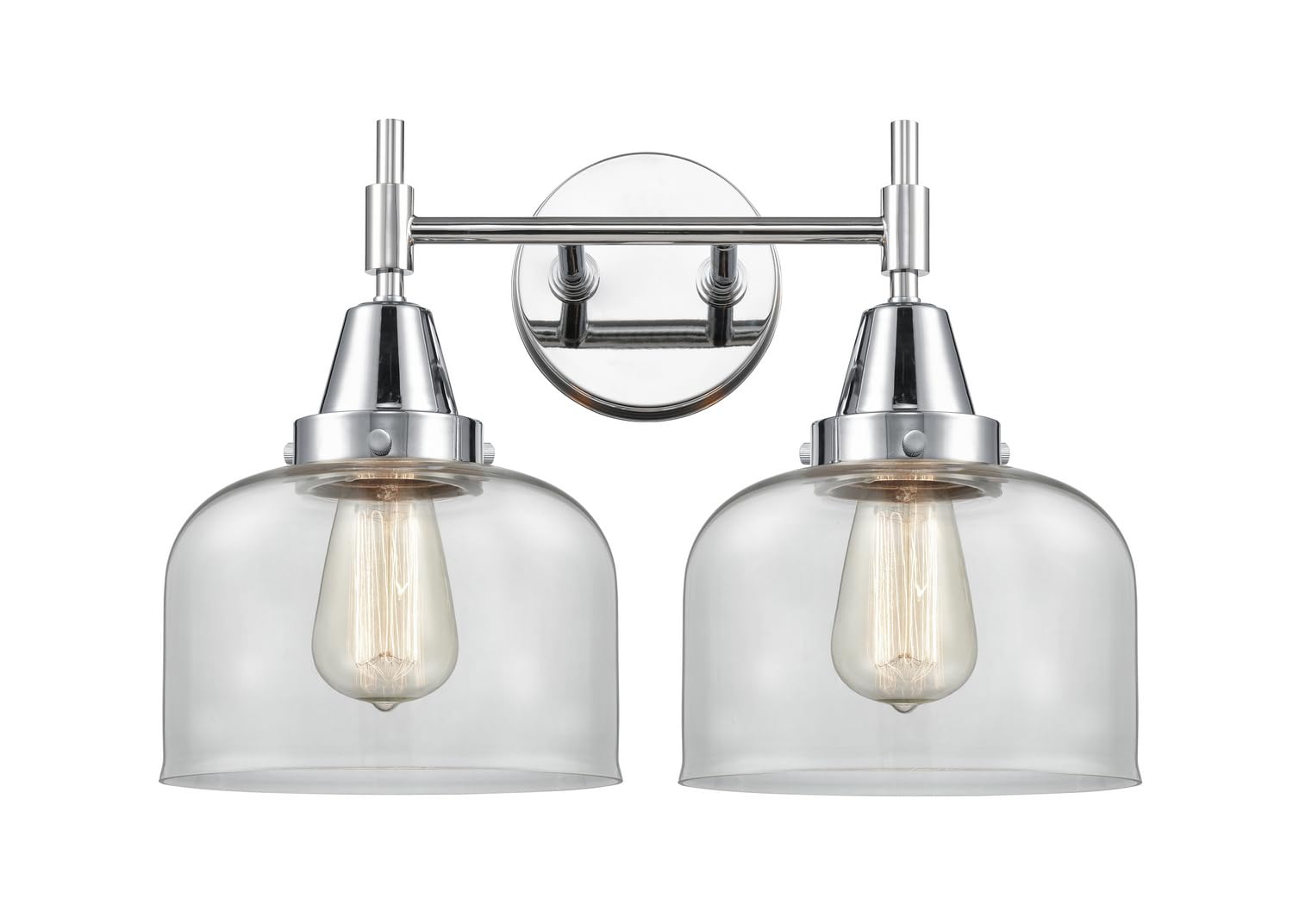 Innovations 447-2W-PC-G72-LED Transitional LED Bathroom Vanity Light in Chrome Finish - Perfect for Modern Bathrooms, Powder Rooms & Spa-Like Retreats