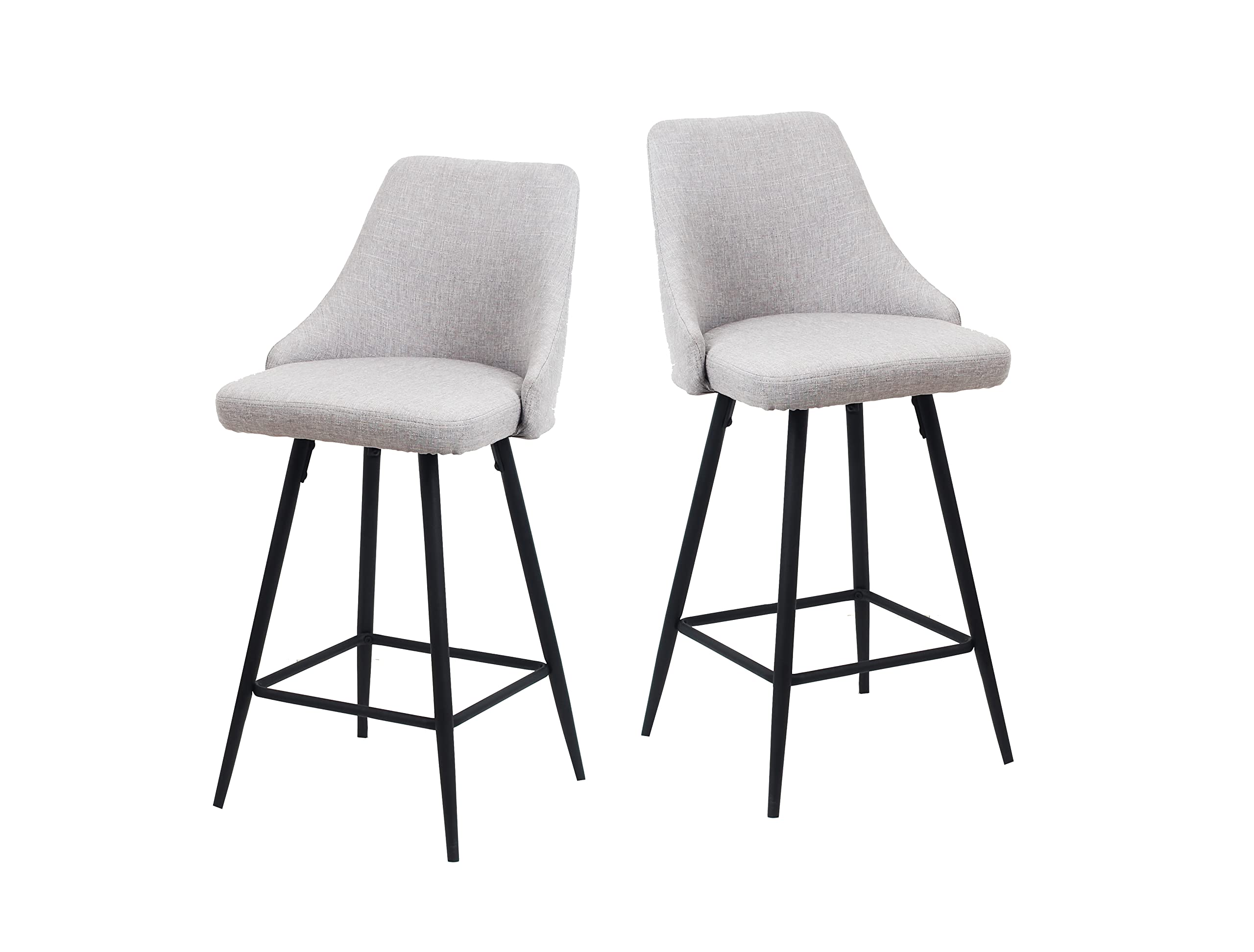 BTEXPERT Set of 4 Premium Upholstered Bar Stools - 25