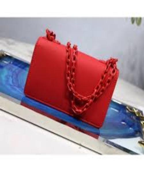J'Adior Mini Red Ultra Matte Flap Bag - Elegant Crossbody Purse for Women, Perfect for Date Night, Parties & Special Occasions