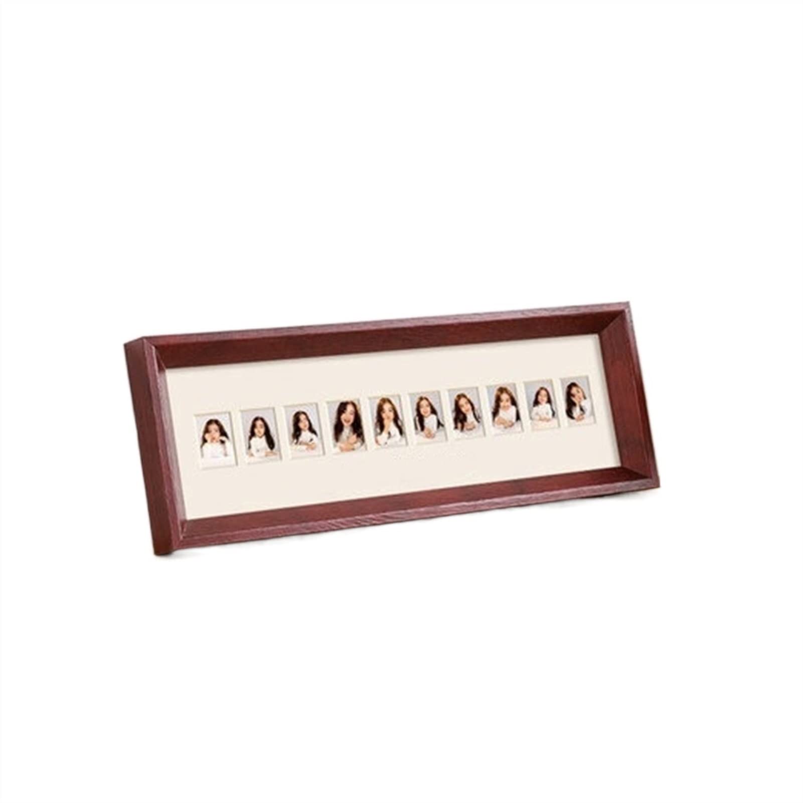 Creative Wooden Baby Picture Frame - 1 Inch & 6 Inch Mini Photo Frames for Wall Display | Perfect for Nursery Decor, Baby Shower Gifts & Family Memories (Color: A-1 Inch Photo)
