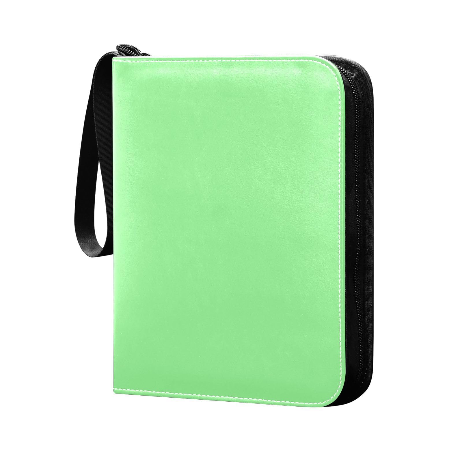 Premium Pale Green Baseball 3-Ring Binder with 400 Card Slots - Durable Trading Card Organizer for Pokemon, MTG, Yu-Gi-Oh & Sports Cards - Perfect for Collectors, Tournaments & School Use