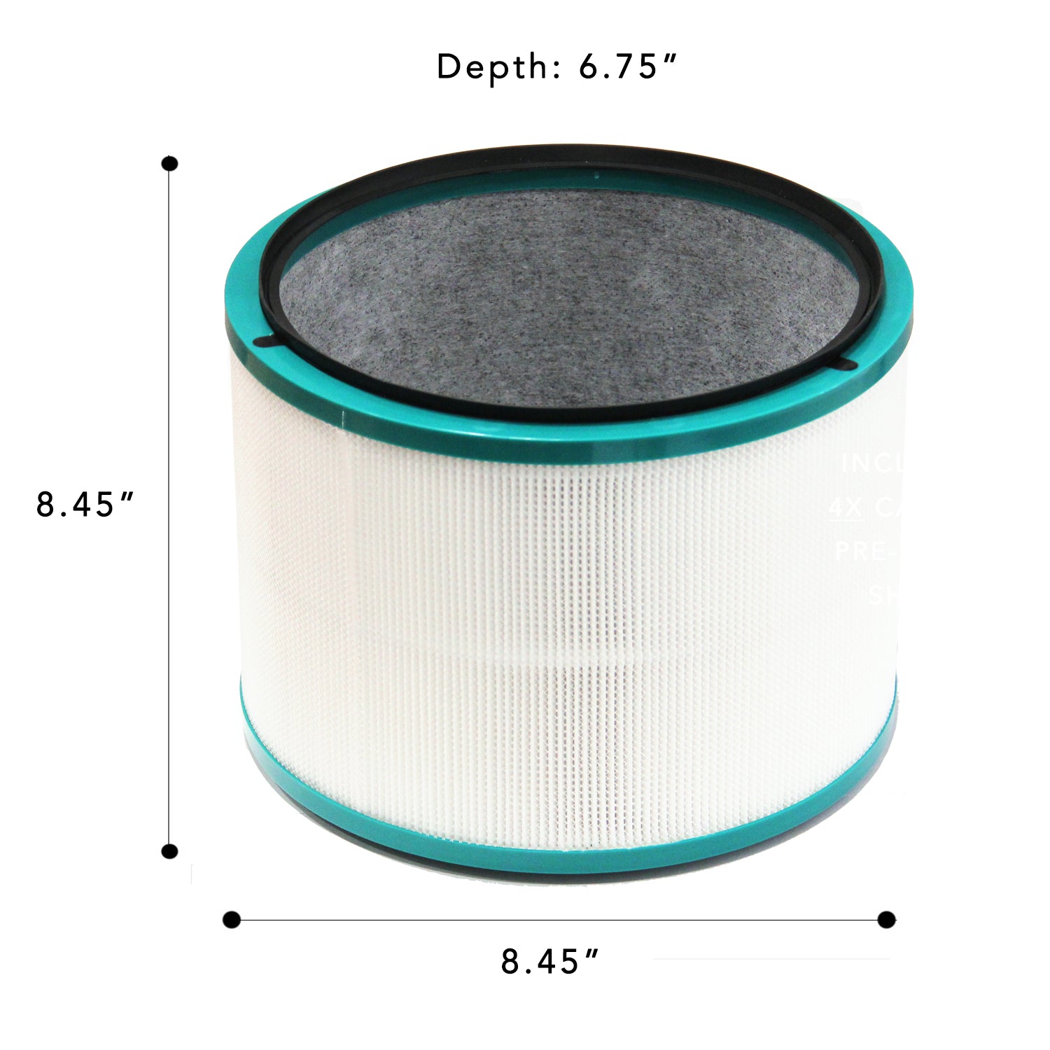 Dyson HP1 HP02 DP01 Pure Hot + Cool Link & Pure Cool Link Desk Air Purifier Replacement Filter - HEPA Filter for Clean Air at Home, Office, or Bedroom