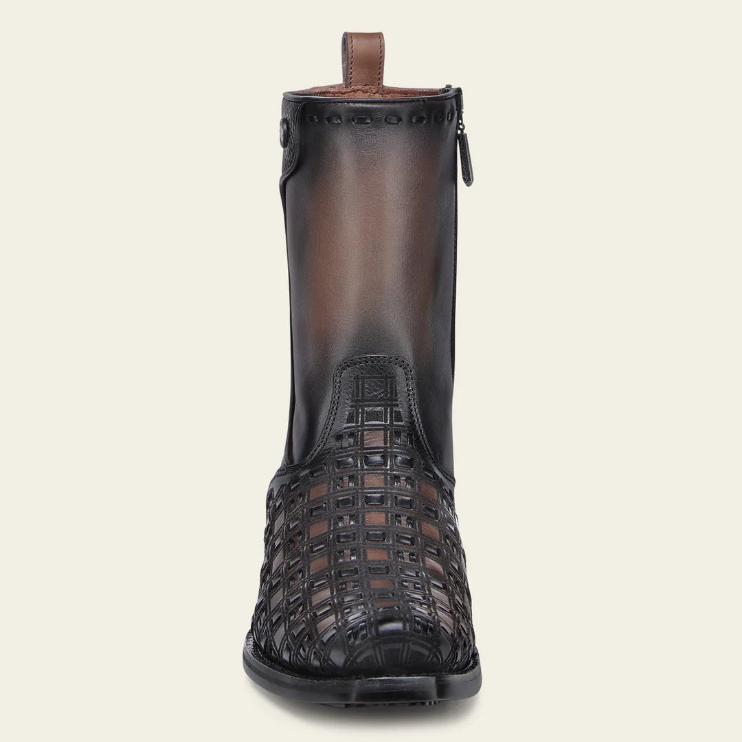 **Cuadra Men's Chocolate Cowhide Leather Cowboy Boots – Stylish Western Dress Boots for Rodeo, Country Music & Casual Wear**