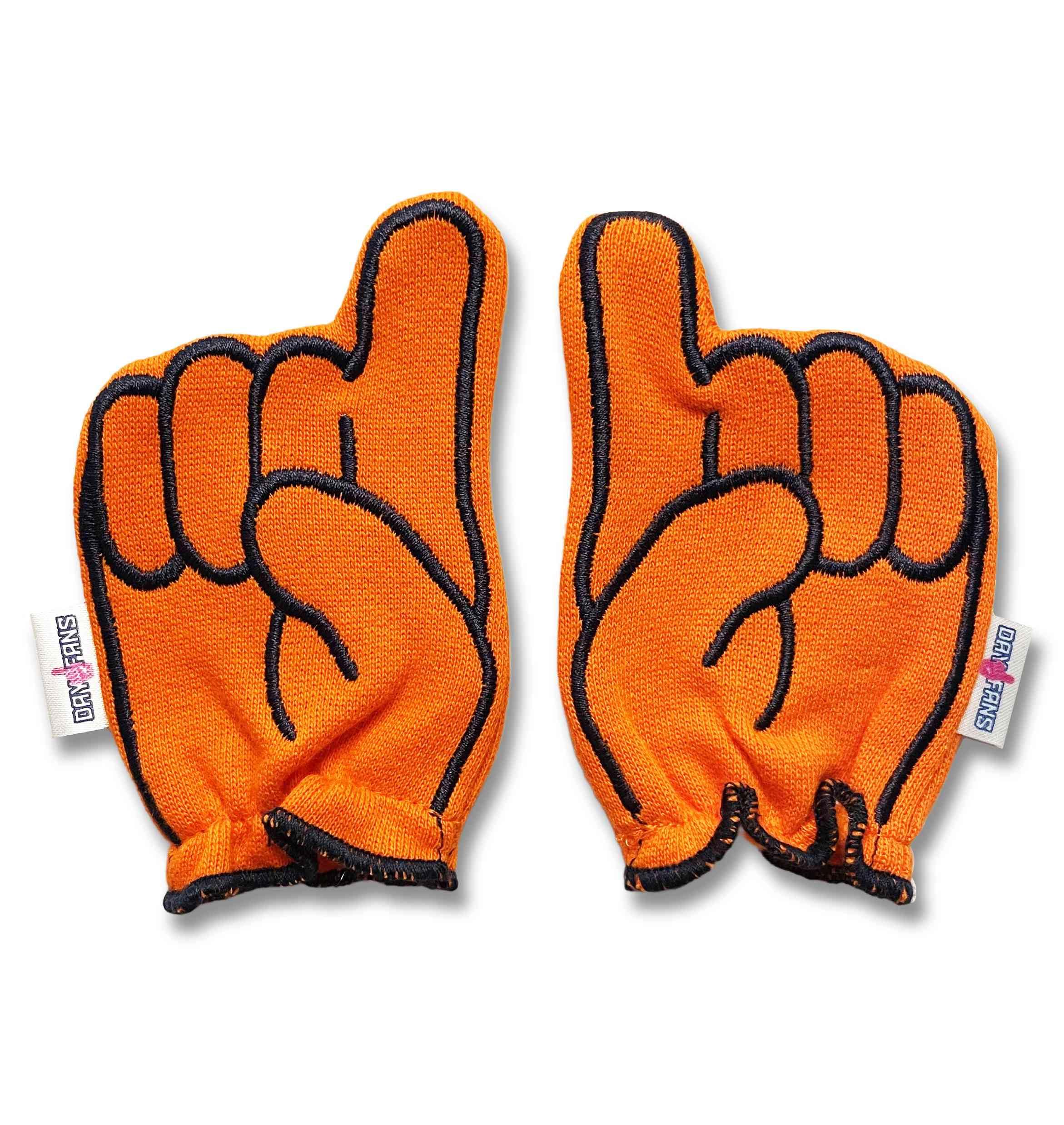 Official Auburn Tigers Baby Mittens - Soft Protective Mittens for Newborns 0-3 Months (Auburn Orange) - Perfect for Game Day, Photo Shoots & Everyday Comfort