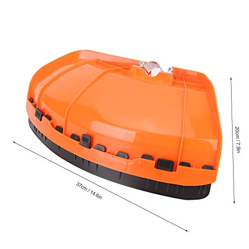 TOPINCN Universal Brush Cutter Guard - Lightweight Plastic Lawn Mower Blade Protector Cover for 26mm/28mm Shaft Diameter | Durable Weed Trimmer Accessory for Yard Maintenance & Landscaping