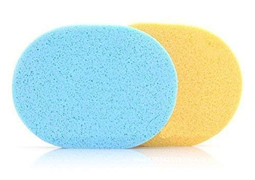 BIZWIZ STORE 2-Pack Facial Cleansing Sponges for Women - Soft Makeup Remover & Face Wash Pads, Reusable Beauty Tools for Daily Skincare Routine, Spa & Salon Use