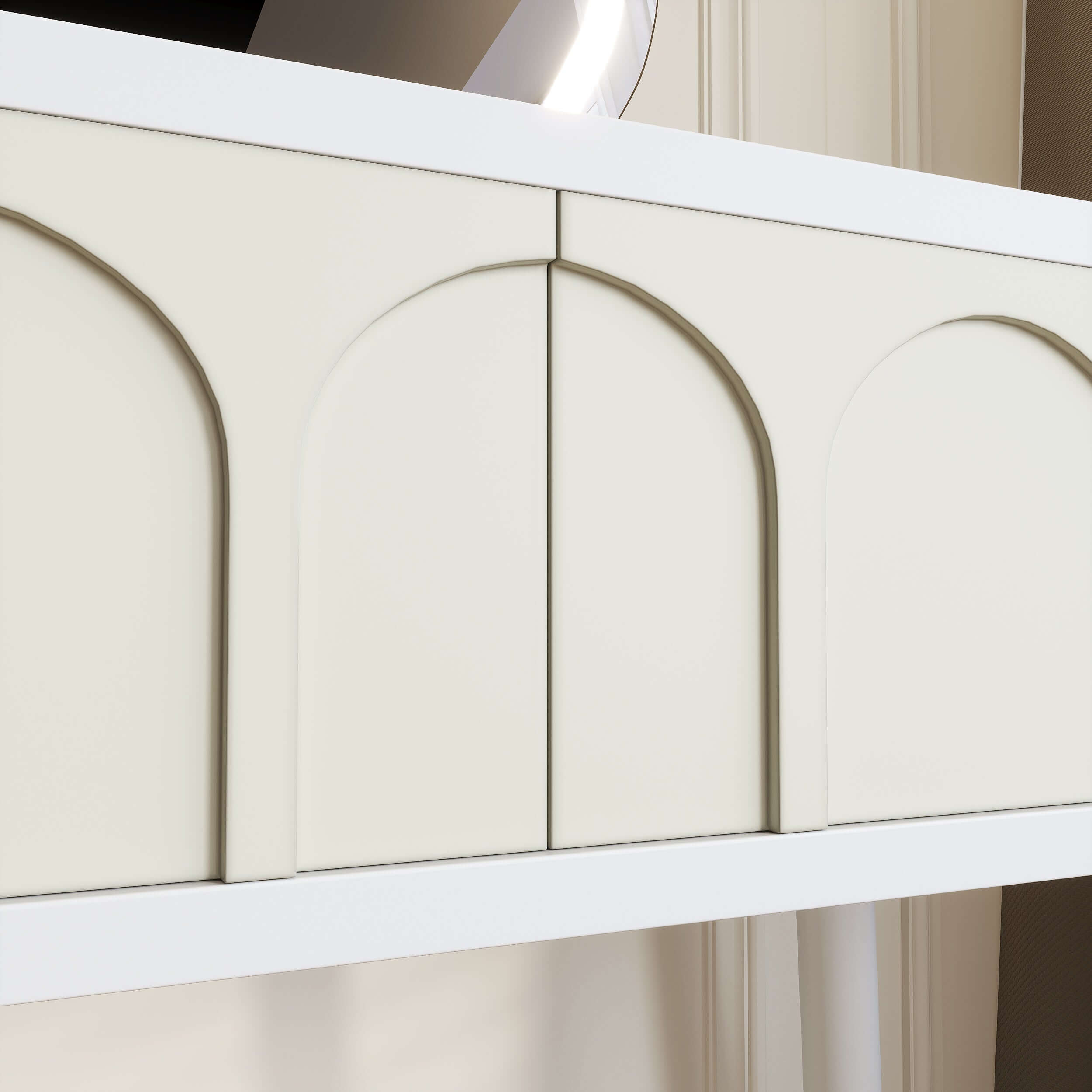 White & Black 31.5 Inch Two-Drawer Dresser with Mirror and Matching Chair - Perfect for Bedroom, Dorm Room or Guest Room Organization