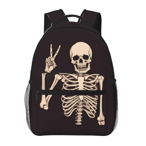 Rock and Roll Skull Skeleton