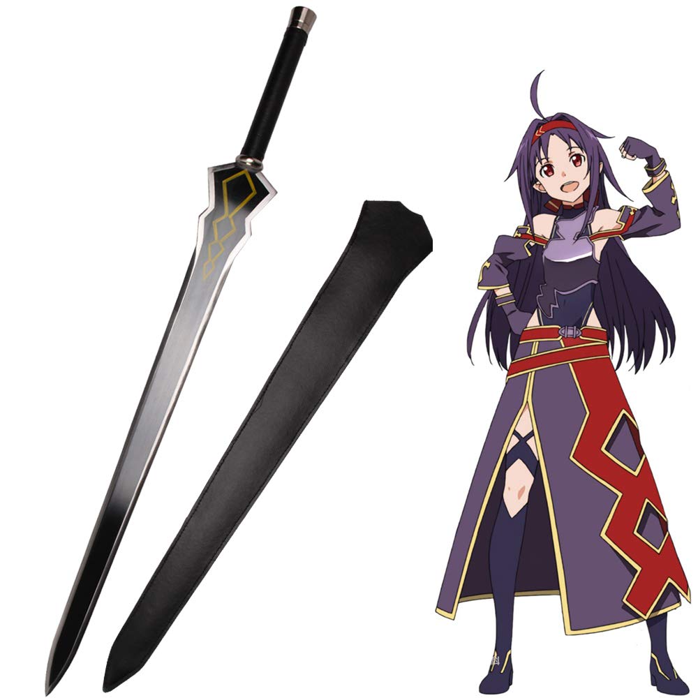 SAO Kirito & Asuna Cosplay Sword - Carbon Steel Anime Katana Replica | Sword Art Online Game Collectible for Cosplay, Display & Anime Enthusiasts