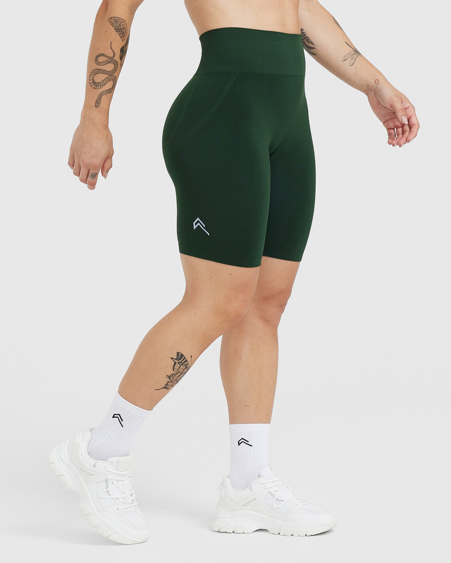 Effortless Seamless Cycling Shorts for Women & Men - Breathable Comfort Bike Shorts for Road Cycling, Spinning & Outdoor Sports | Evergreen