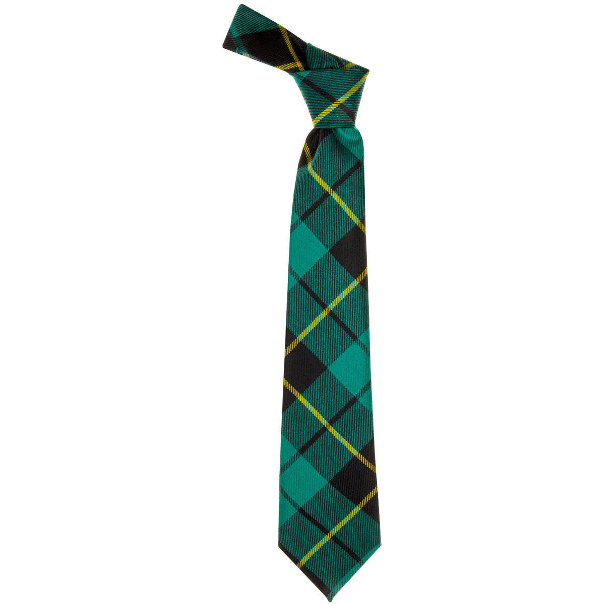 Wallace Anc Hunting Tartan Tie - Premium Scottish Tartan Necktie for Men - Perfect for Hunting, Weddings & Formal Events
