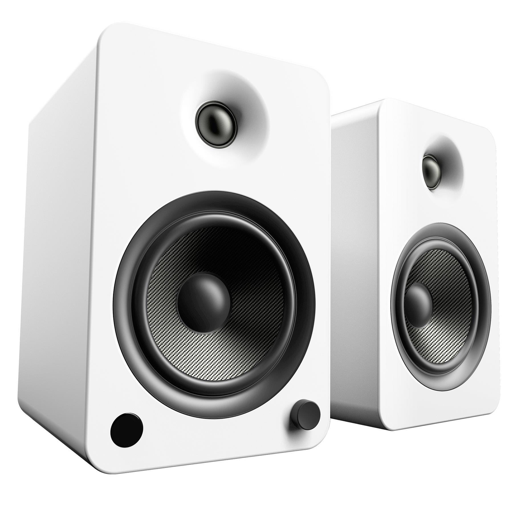 Kanto YU6 Powered Bluetooth Bookshelf Speakers with Phono Preamp - Premium Sound for Vinyl Records, Home Theater, Gaming & Music Streaming