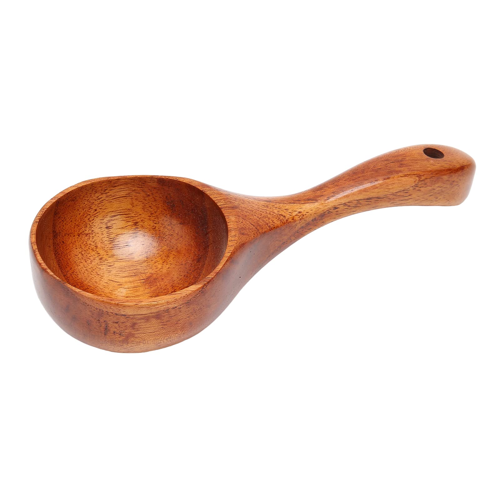 Premium Large Wooden Spoon for Cooking - Smooth Surface Porridge & Soup Ladle with Comfortable Handle - Ideal for Home Kitchen, Restaurant & Camping Use