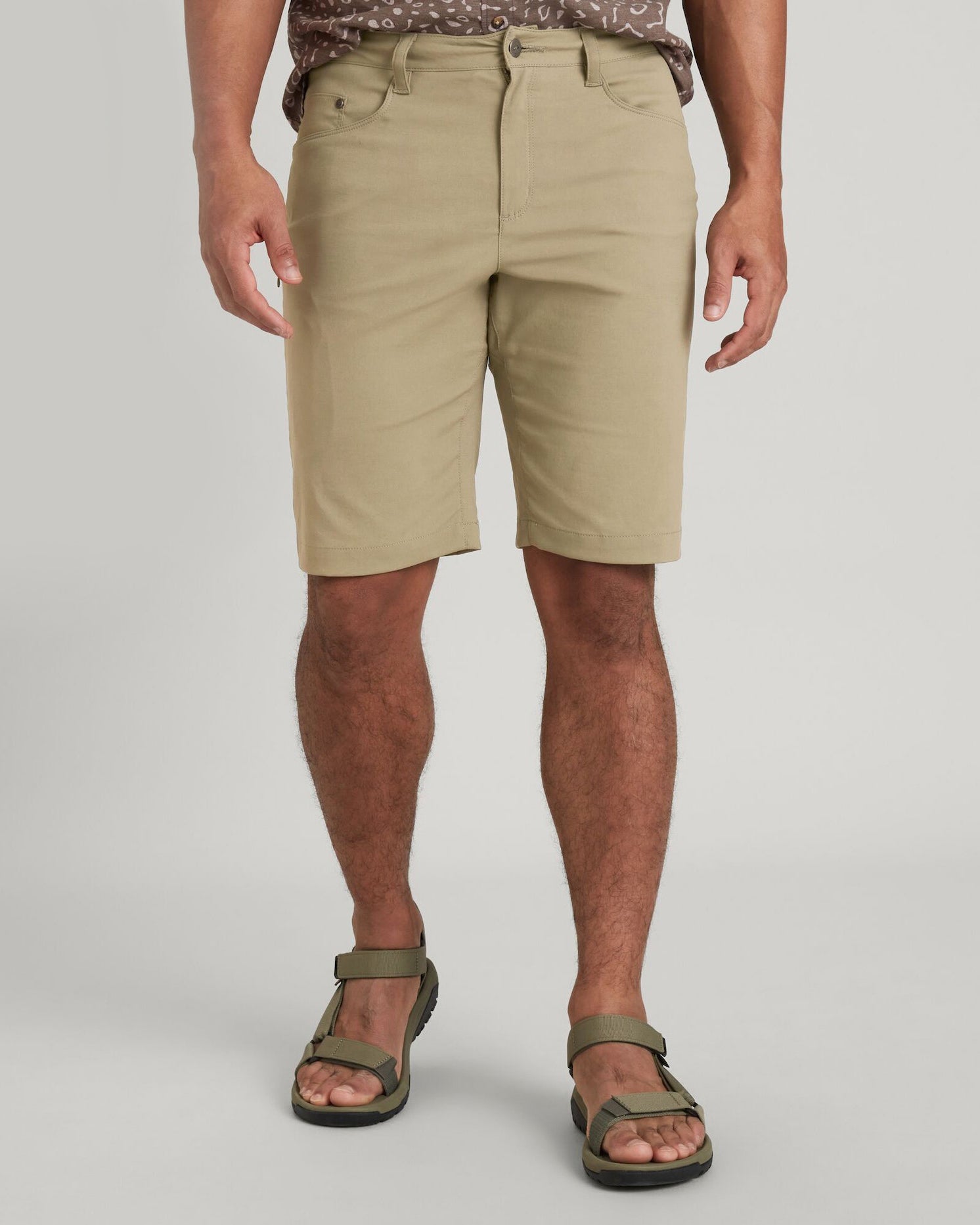 Men's Flight Shorts - Olive Grey | Comfortable & Durable for Travel, Gym & Outdoor Activities
