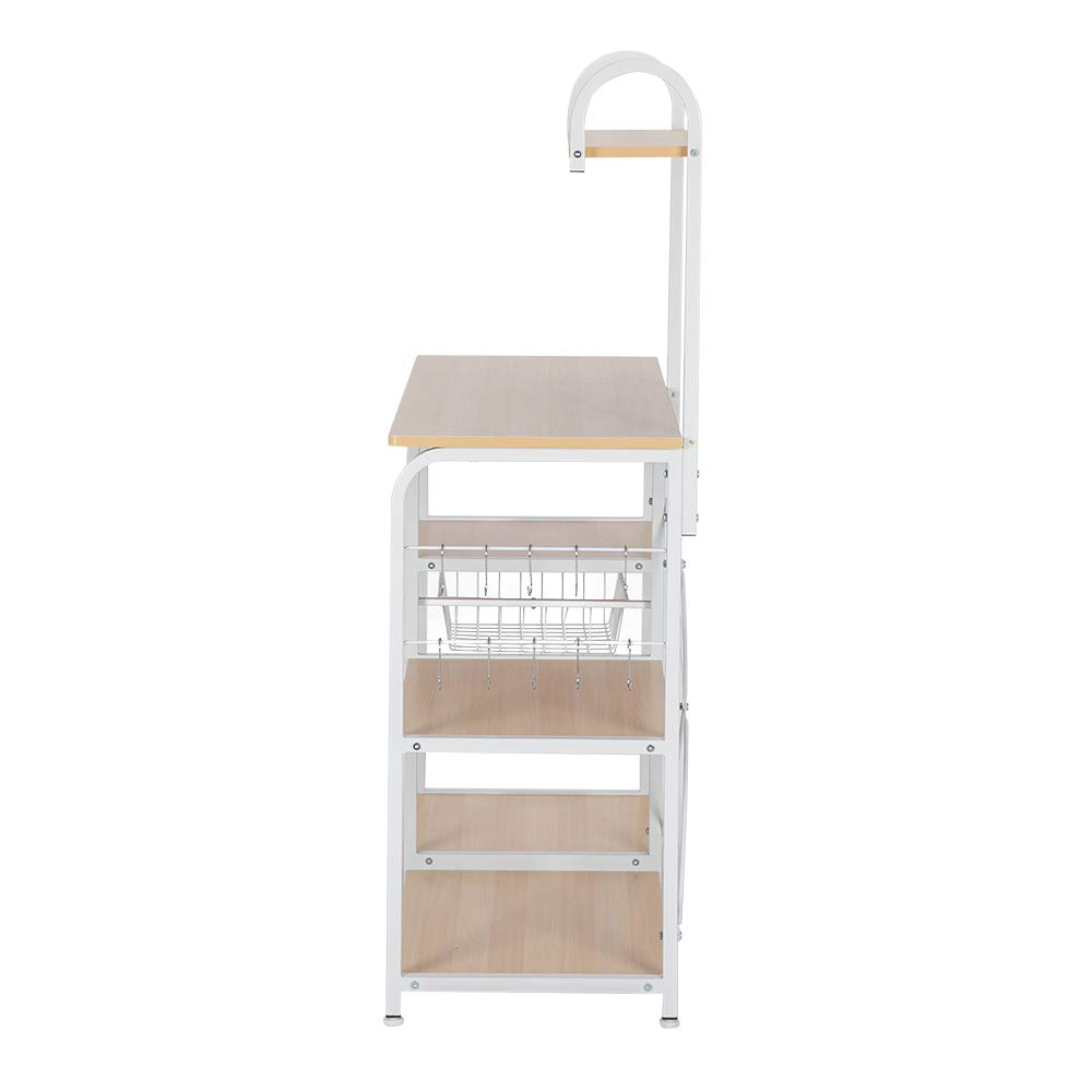 4-Tier Kitchen Baker's Rack & Microwave Stand - 35.5