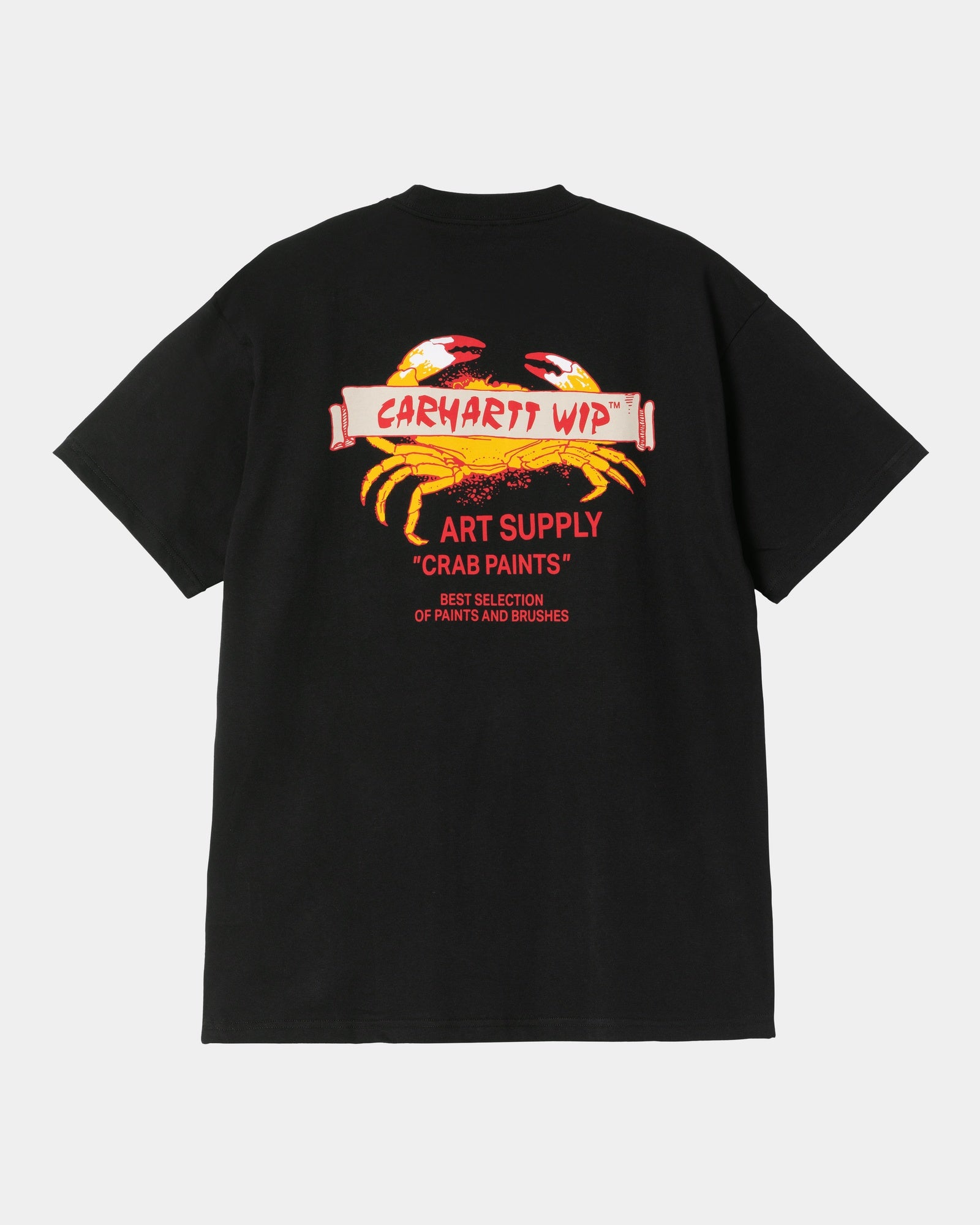 Crab Paint Graphic T-Shirt for Men & Women | Black Cotton Tee | Casual Wear, Street Style, Gift Idea