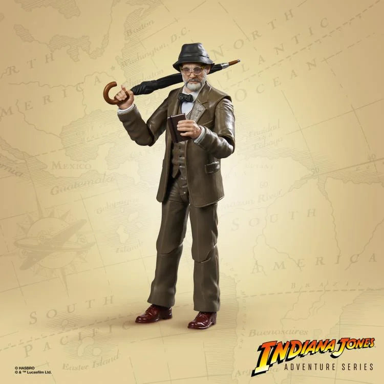 Indiana Jones Adventure Series Henry Jones Sr. (Grail Table BAA) Action Figure - Collectible Movie Character Toy for Fans & Display
