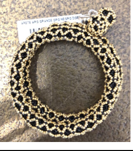 KUU Large Hoop Earrings for Women - Gold & Black Statement Earrings for Everyday Wear, Parties & Special Occasions
