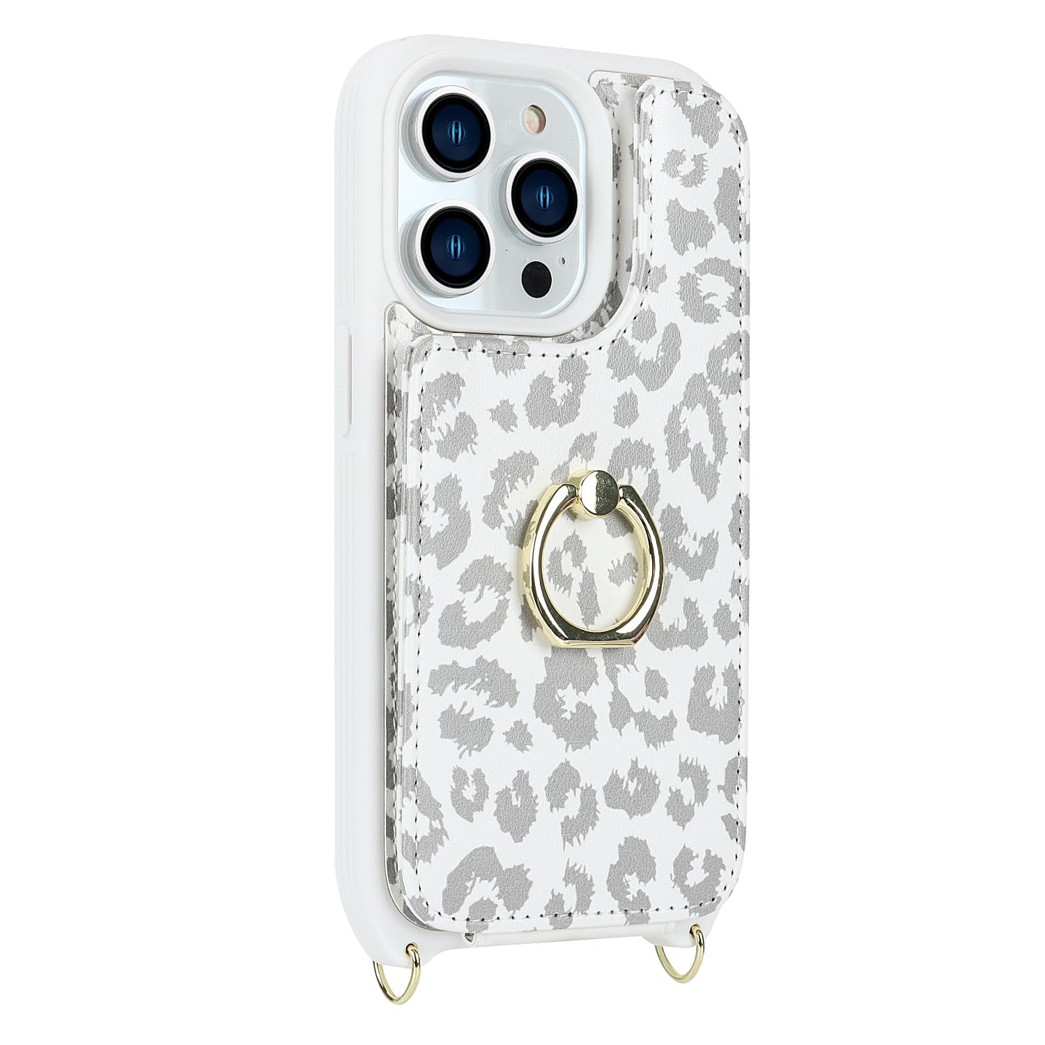 Premium iPhone 15 Pro Max Case with Card Holder & Wrist Strap - 6.7