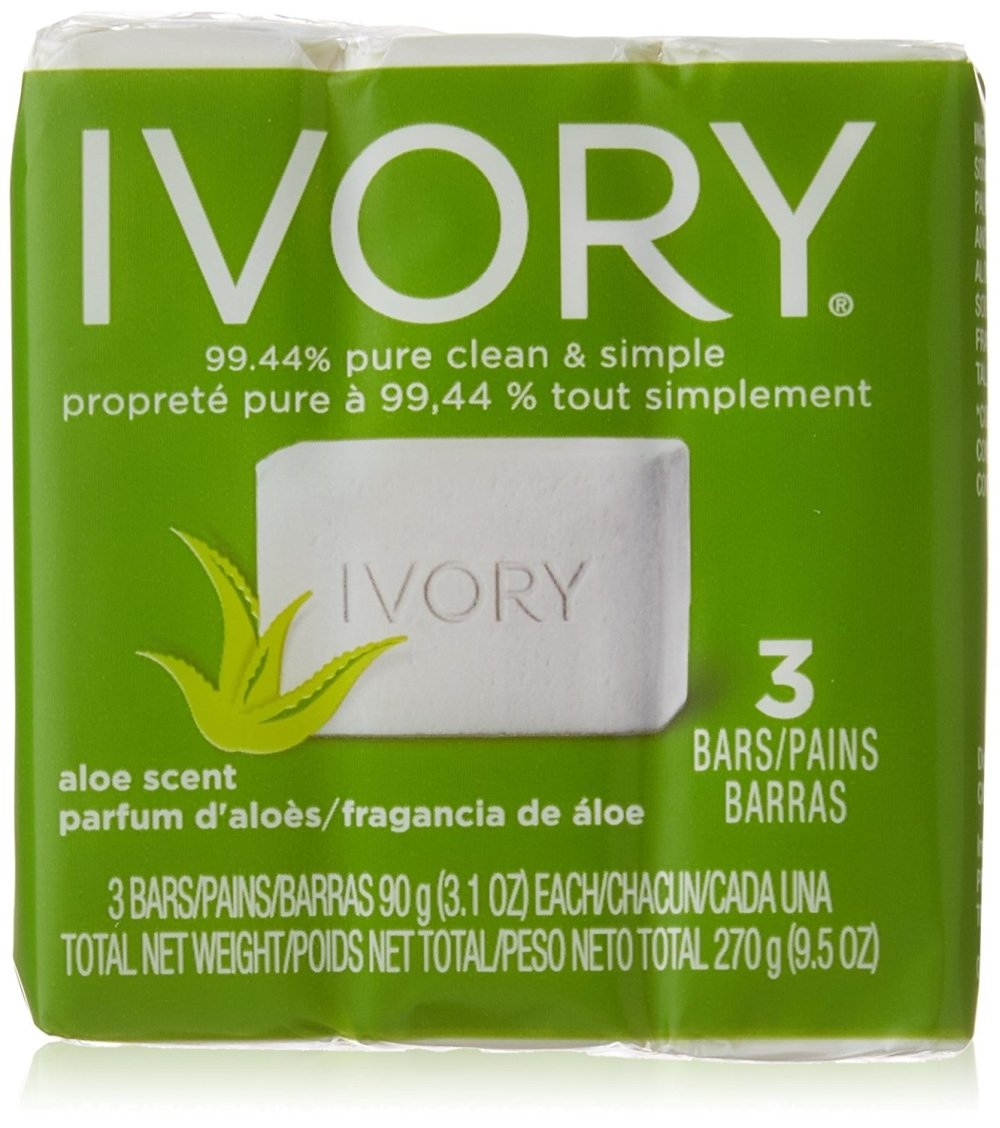 Natural Ivory Bar Soap for Sensitive Skin - Organic Moisturizing Hand & Body Soap - Perfect for Daily Cleansing, Travel & Eco-Friendly Bathroom Essentials