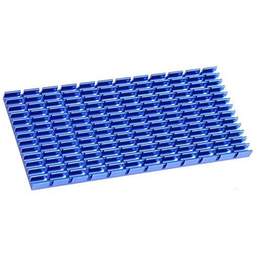 High-Performance Aluminum Heat Sink - 1PC Anti-Corrosion Cooling Fin for PCB, Routers, Amplifiers, CPUs & IC Radiators - Perfect for Electronics Cooling & Thermal Management