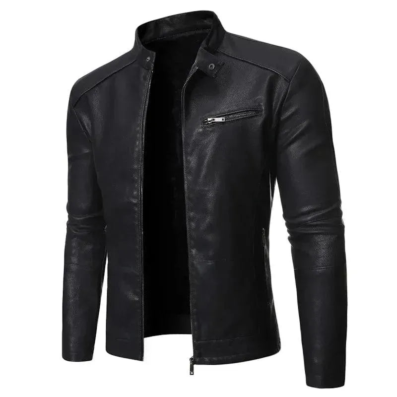 Men's Slim Fit Motorcycle Jacket - Lightweight Protective Riding Gear for Street Bikes & Cruisers | Perfect for Commuting & Weekend Rides