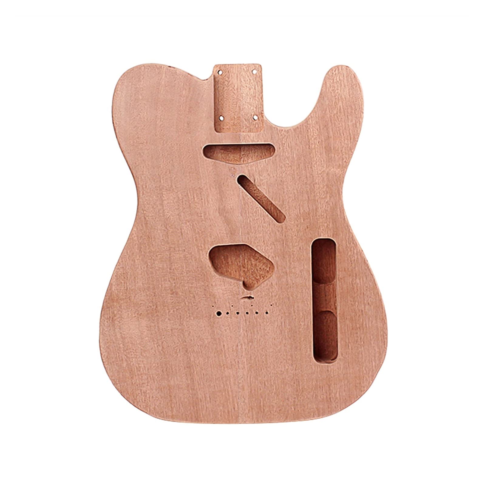 DIY Unfinished Electric Guitar Body Kit - Solid Wood TL Guitar Body for Custom Builds & Repairs - Natural Wood Color, Handmade Crafting Project for Musicians & Luthiers - Perfect for Home Studios, Music Classes & DIY Guitar Enthusiasts