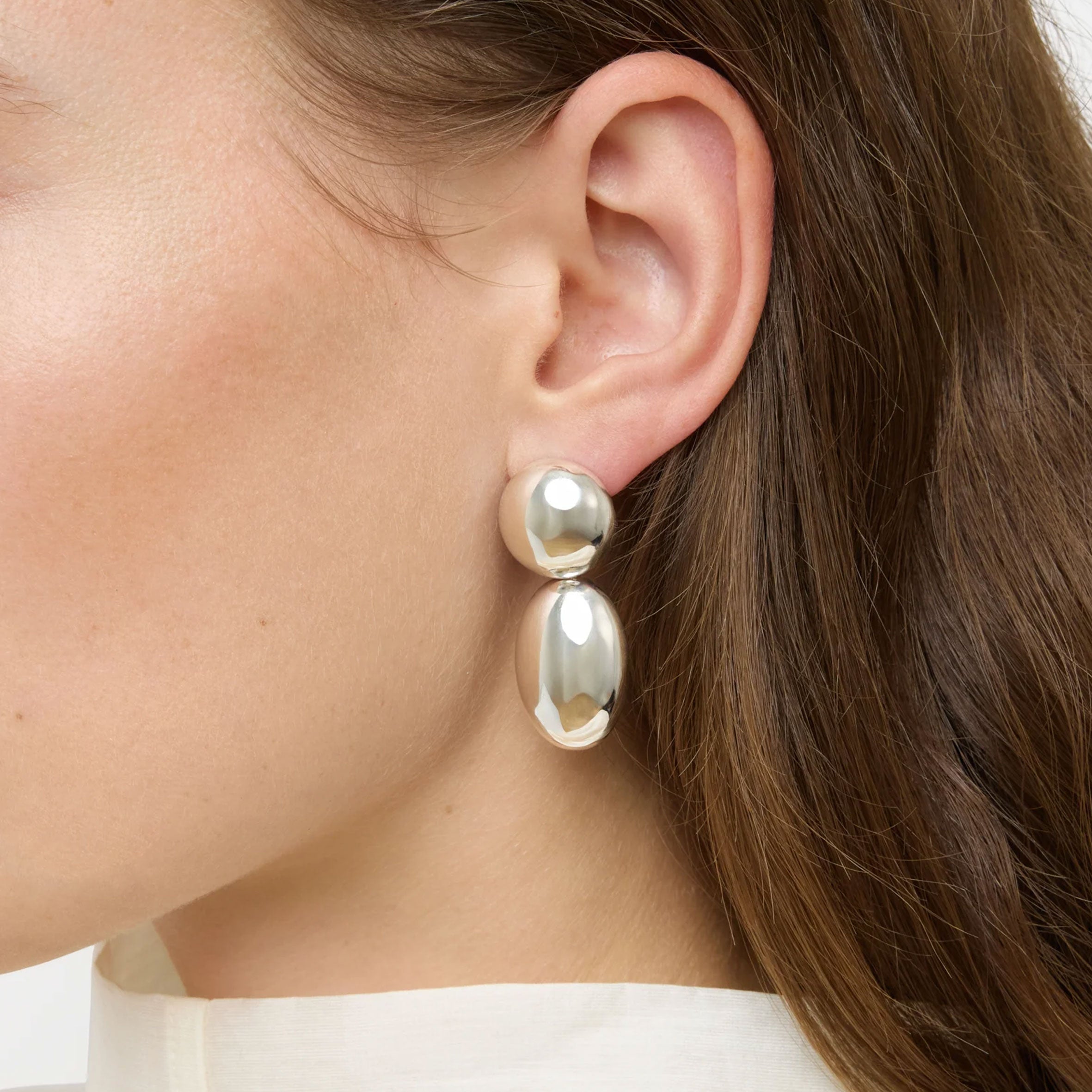 Elegant Silver Klara Earrings for Women - Perfect for Parties, Weddings & Everyday Wear