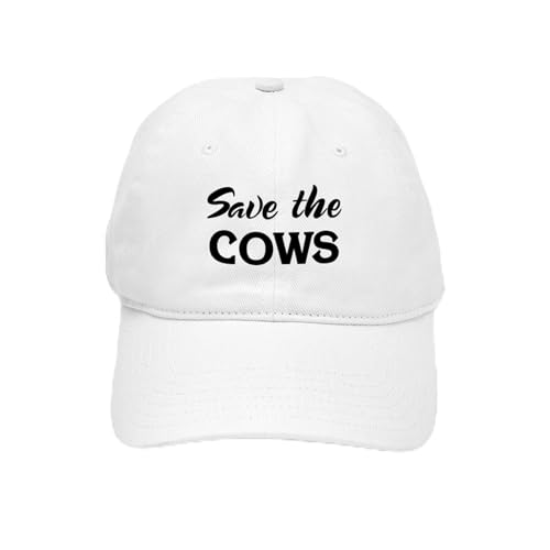White - Save the Cows Cap