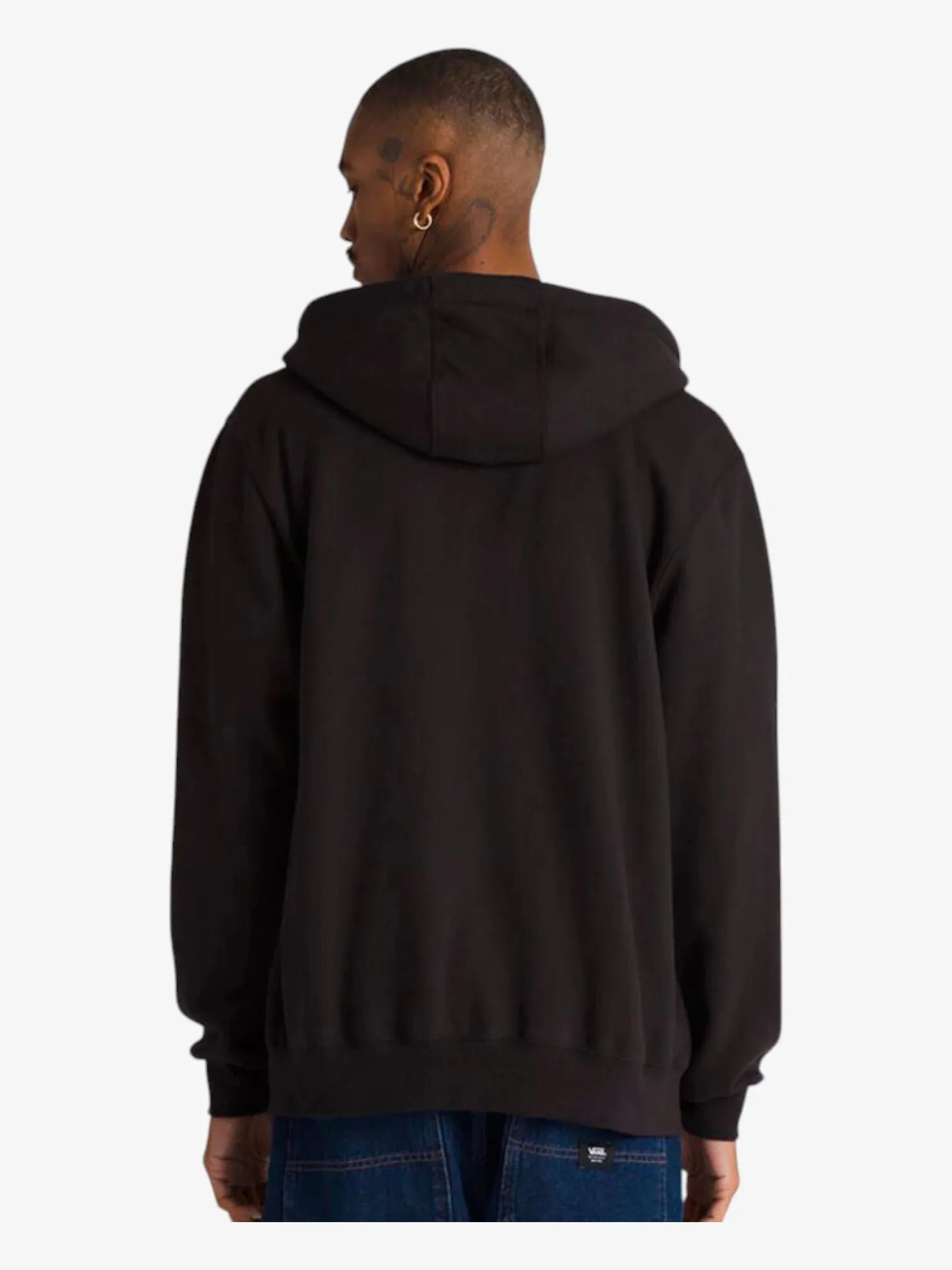 Vans Core Basic Full Zip Black Hoodie - Men's & Women's Casual Outerwear for Streetwear & Everyday Comfort