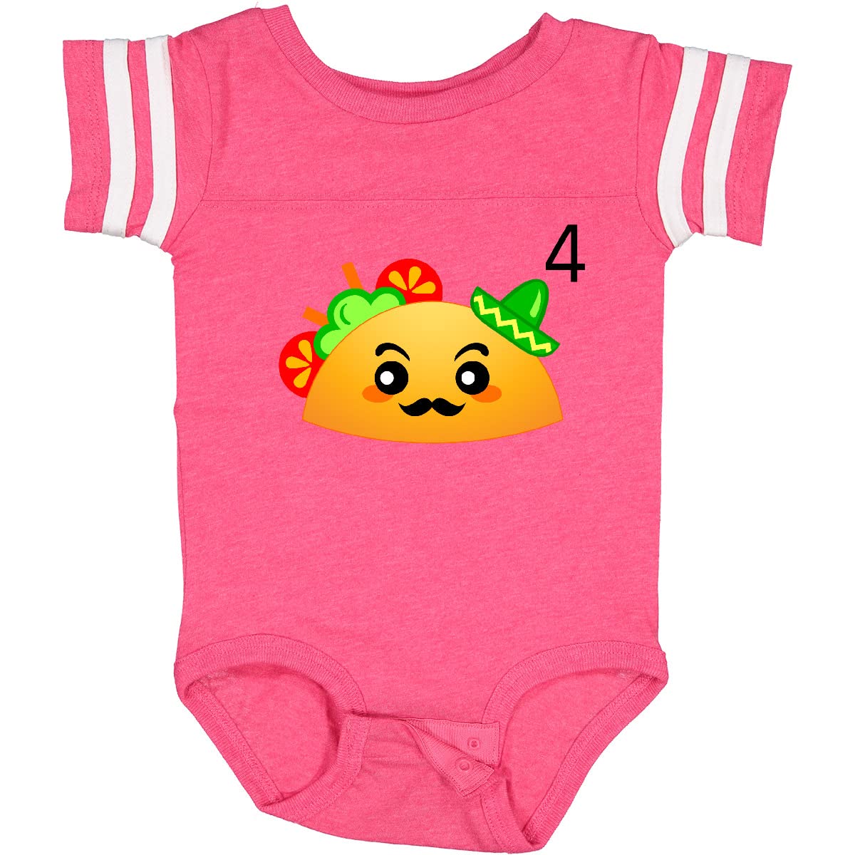 Inktastic Taco Power Baby Bodysuit - Cute Mexican Food Themed Onesie for Infants & Toddlers - Perfect for Cinco de Mayo, Taco Tuesday & Family Photos
