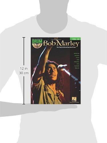 Bob Marley Drum Play-Along Volume 25 Book with Online Audio - Hal Leonard Drum Play-Along Series - Learn Reggae Drumming for Beginners & Professionals - Perfect for Practice, Performances & Music Lessons