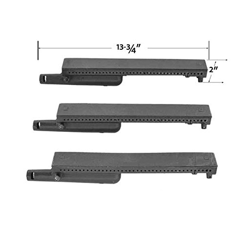 Grill Replacement Parts Kit for Costco & Charbroil Gas Grills - Compatible with Models 463230703, 463241205, 463242304, 464246004, 461230403, 466242404 - Includes 3 Heat Shields & 3 Cast Iron Burners - Perfect for Backyard BBQs, Outdoor Cooking & Grill Maintenance