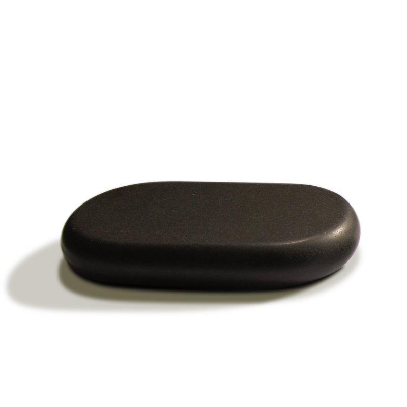 Premium Basalt Hot Stones for Massage Therapy - 4-Piece Extra Large Flat Oval Set (4.5