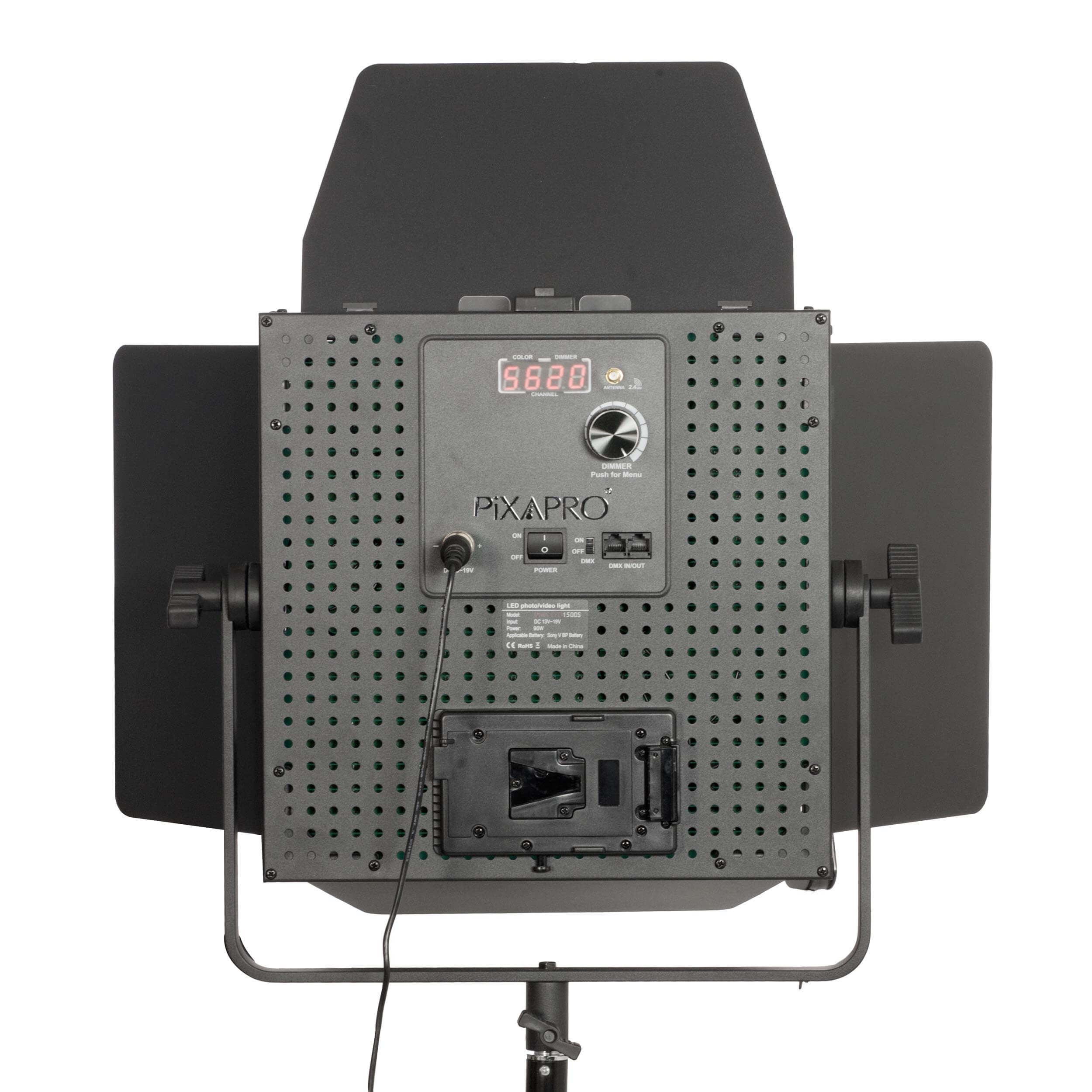 VNIX1500S Daylight LED Panel Three Head Kit with DMX Output - Professional Studio Lighting for Photography & Videography - Clearance Sale