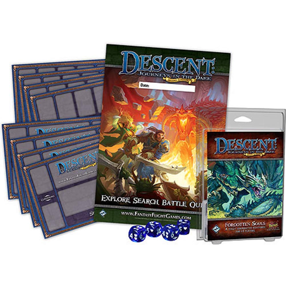 Fantasy Flight Games Descent: Forgotten Souls - Cooperative Board Game for Adults & Teens | Dungeon Crawler Adventure | Perfect for Game Nights & Family Gatherings