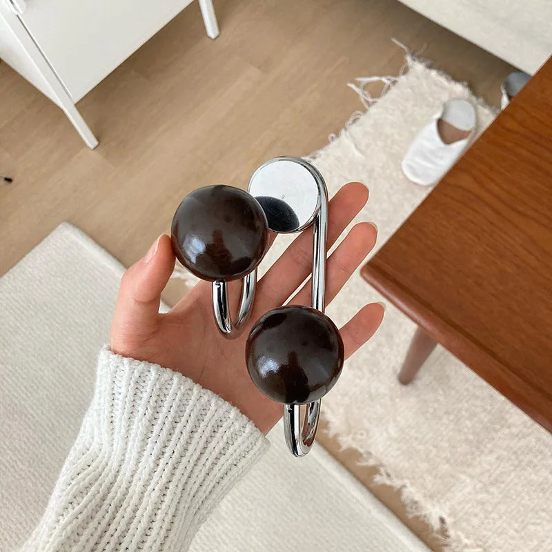 Eames Dot Magnetic Hooks - Strong Neodymium Wall Hooks for Kitchen, Bathroom, Office - Space Saving Organizer for Keys, Towels, Utensils & More