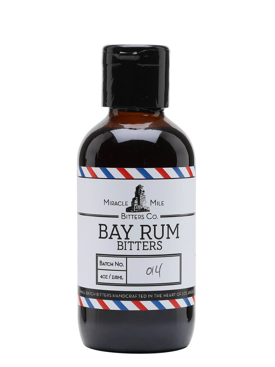 Premium Bay Rum Bitters by Miracle Mile - Handcrafted Cocktail Bitters for Classic & Tiki Drinks, Old Fashioned, Mojitos & More - Perfect for Home Bars & Mixologists