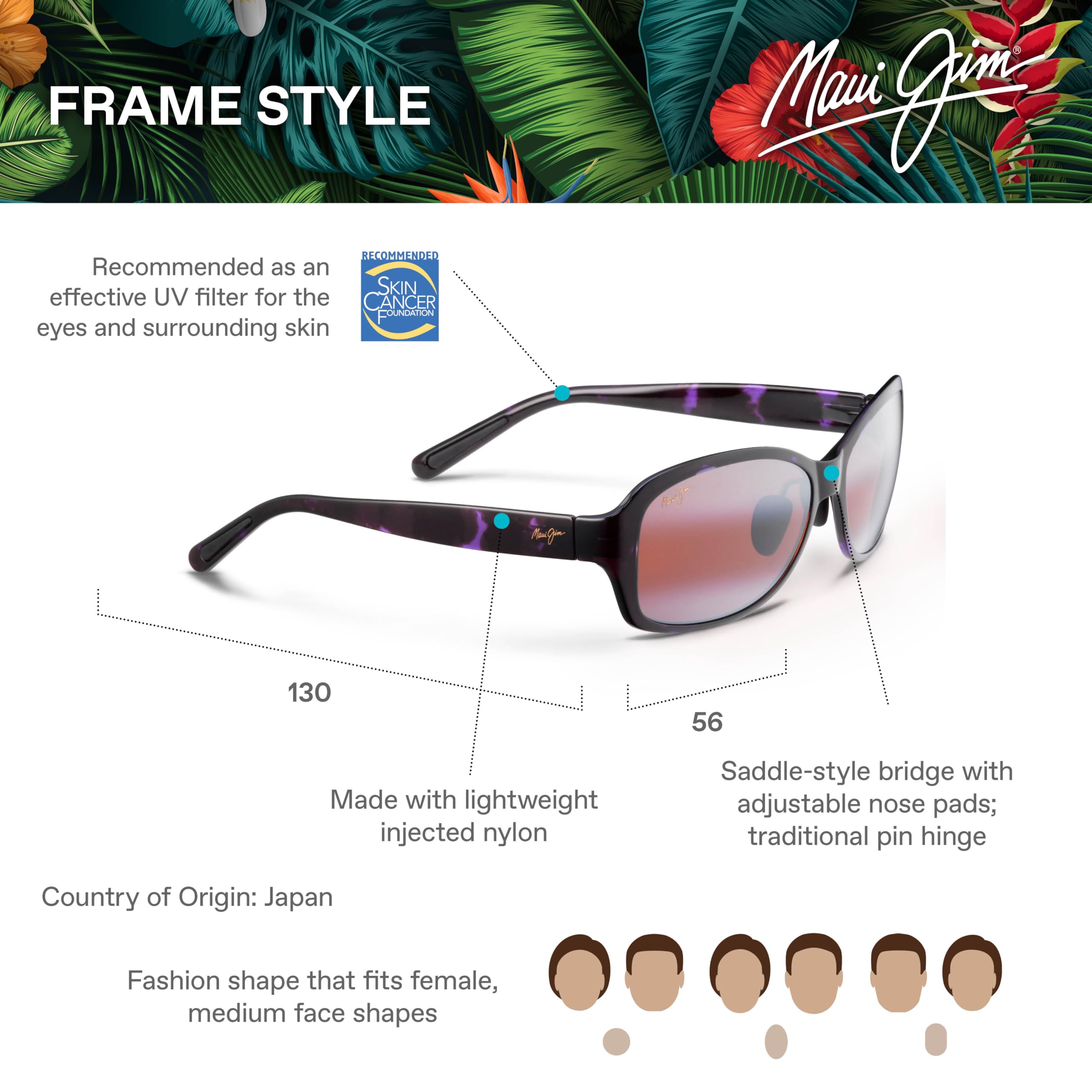 Maui Jim Koki Beach Polarized Reading Sunglasses for Women - Beach & Driving