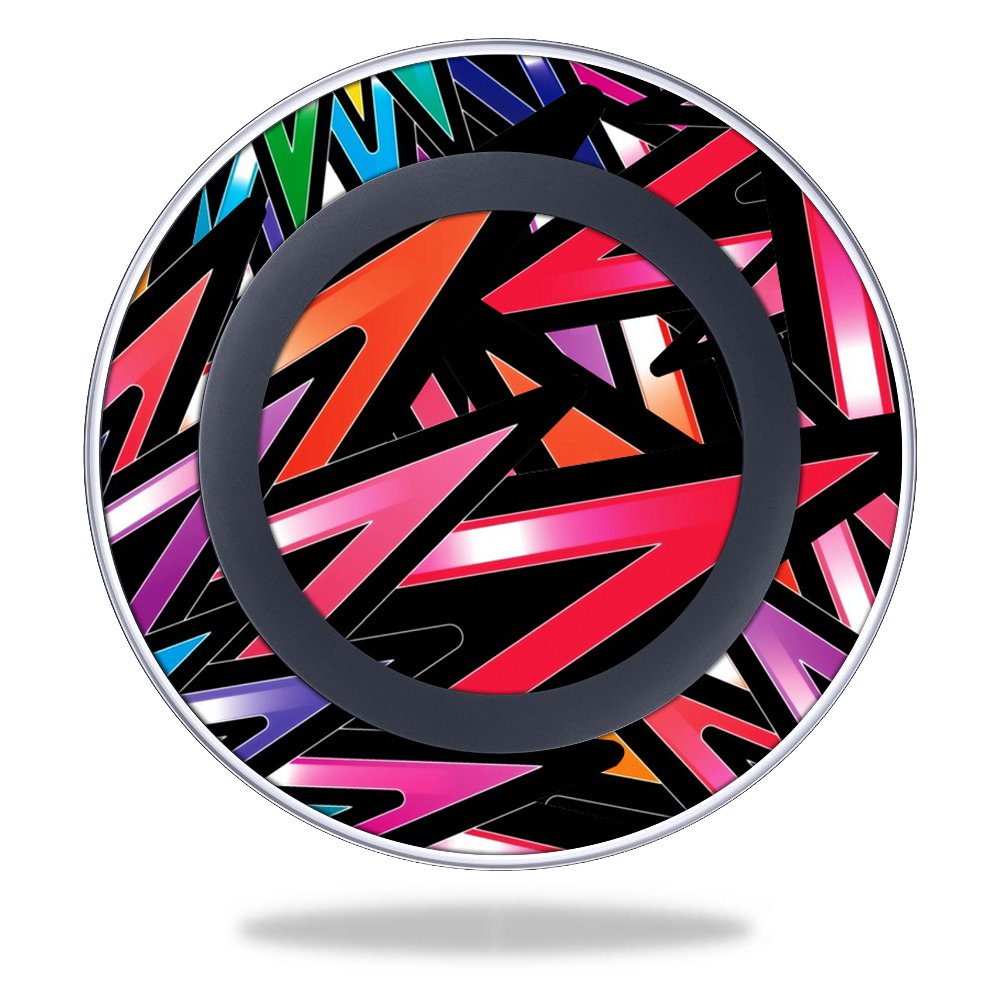 MightySkins Decorative Skin Wrap for Samsung Wireless Charging Pad - Customizable Sticker Cover with Color Bomb Design | Perfect for Home, Office & Travel Accessories