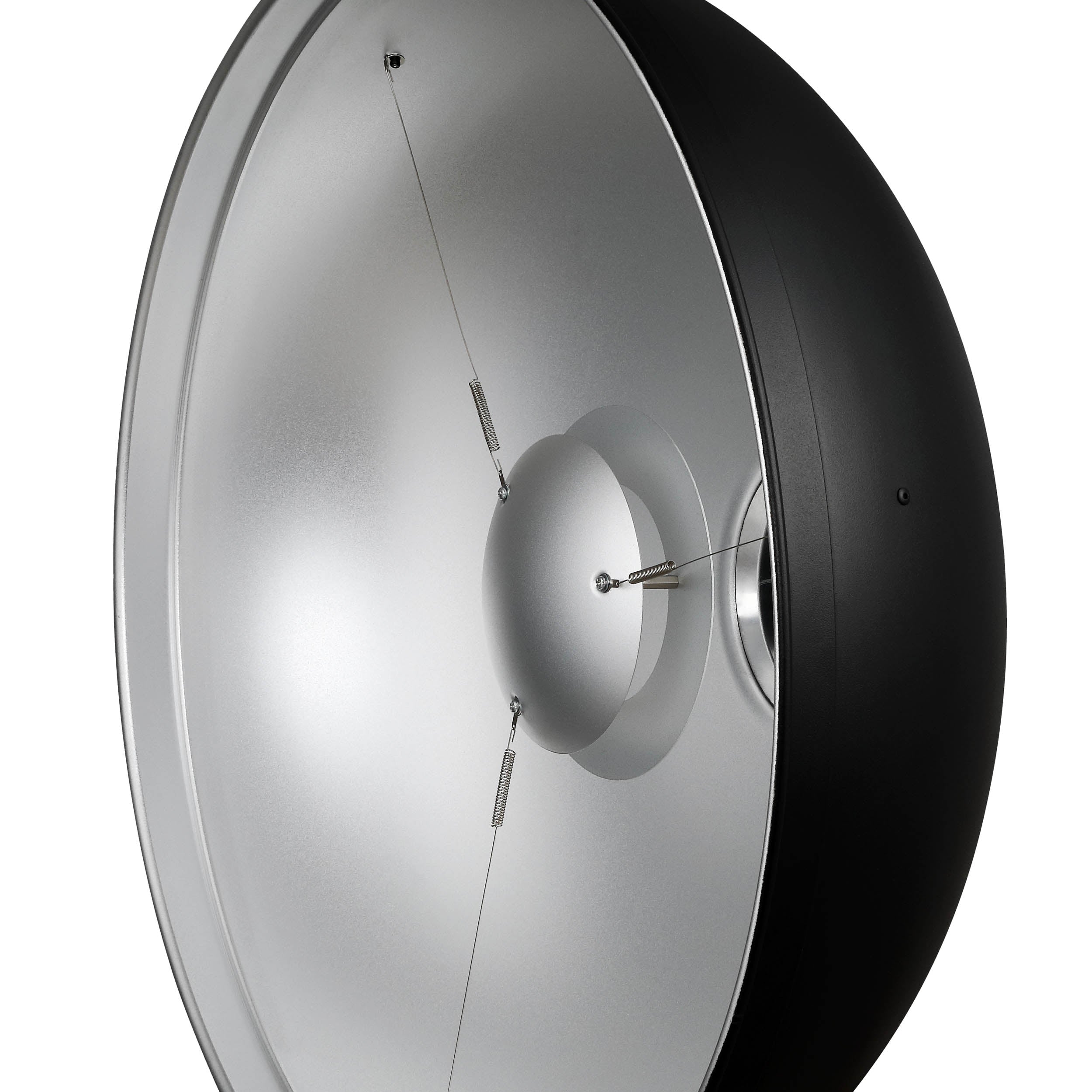 BDR S55 Pro 55cm Professional Silver Beauty Dish - Studio Photography Lighting Reflector for Portraits & Product Shoots