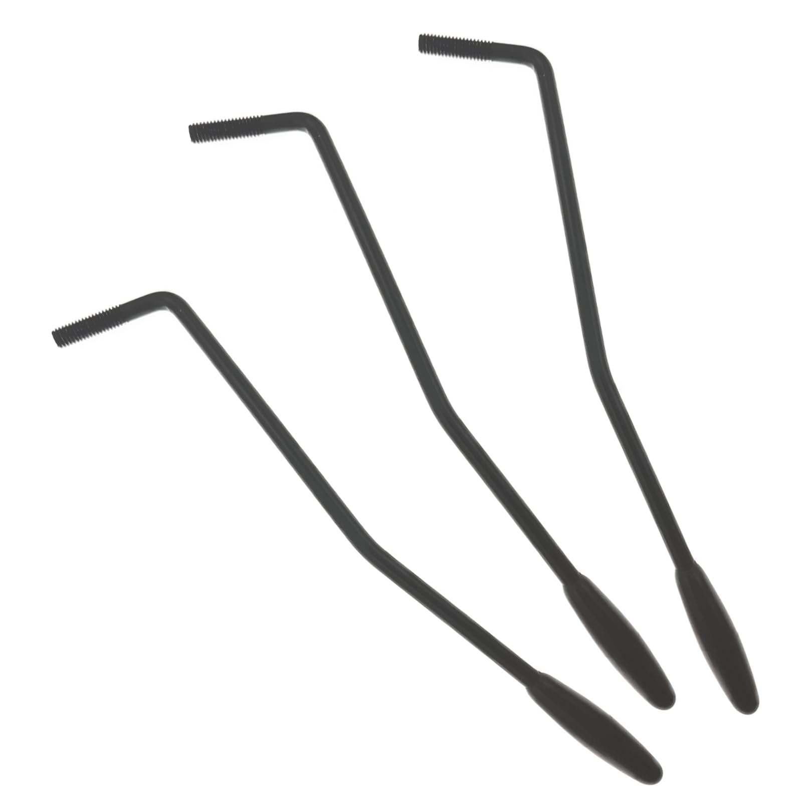 3-Pack Black Electric Guitar Whammy Bar - 6mm Thread Tremolo Arm for Fender Stratocaster - Perfect for Vibrato Effects & Smooth Pitch Bending - Ideal for Rock, Blues & Metal Performances