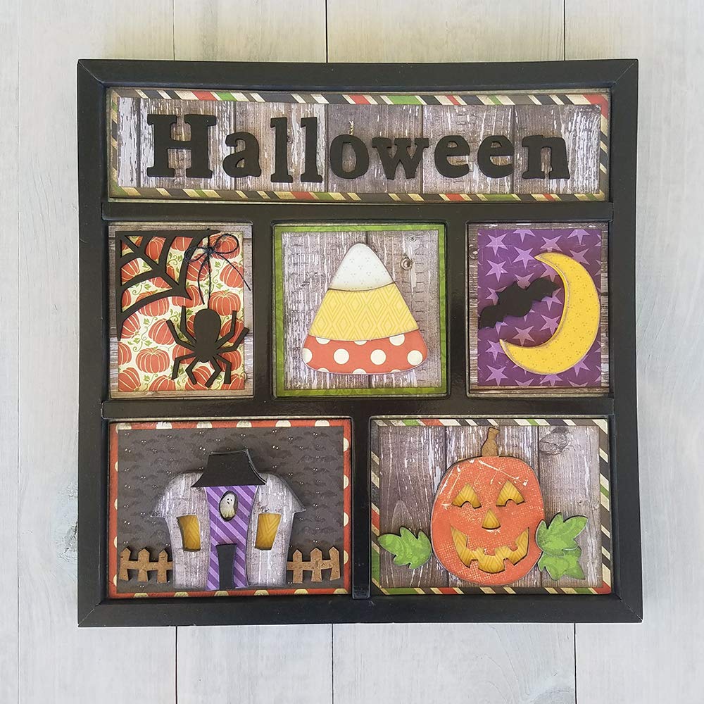 Foundations Decor Shadow Box Kit - DIY Halloween Home Decor for Spooky Party, Haunted House & Seasonal Display